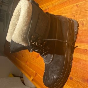 Polo Ralph Lauren black winter boots